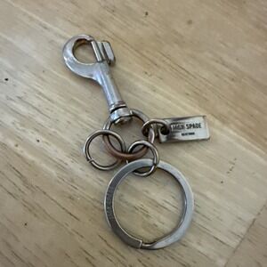 Jack Spade Lobster Clasp With  Key Ring Silver